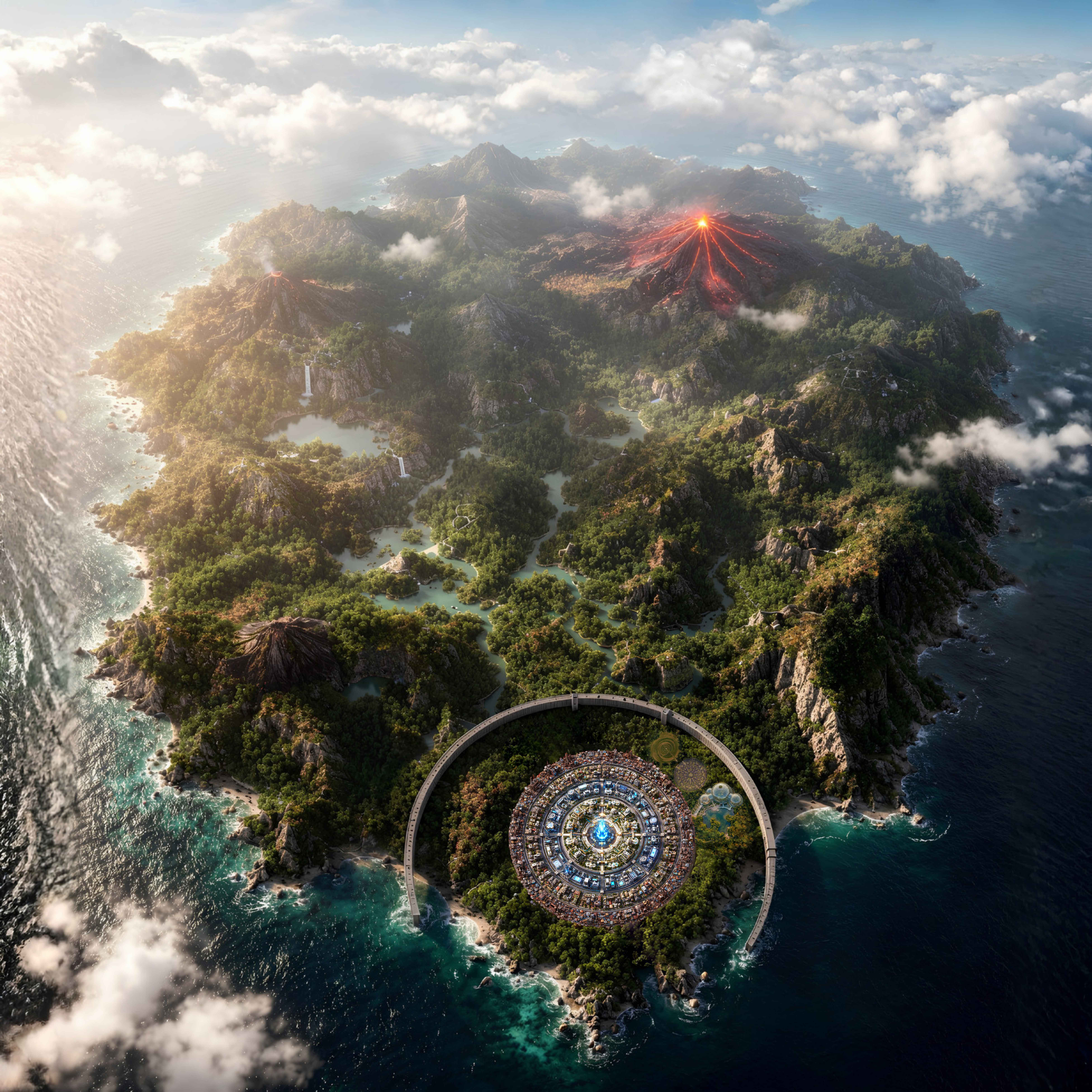 New Heaven — vue satellite